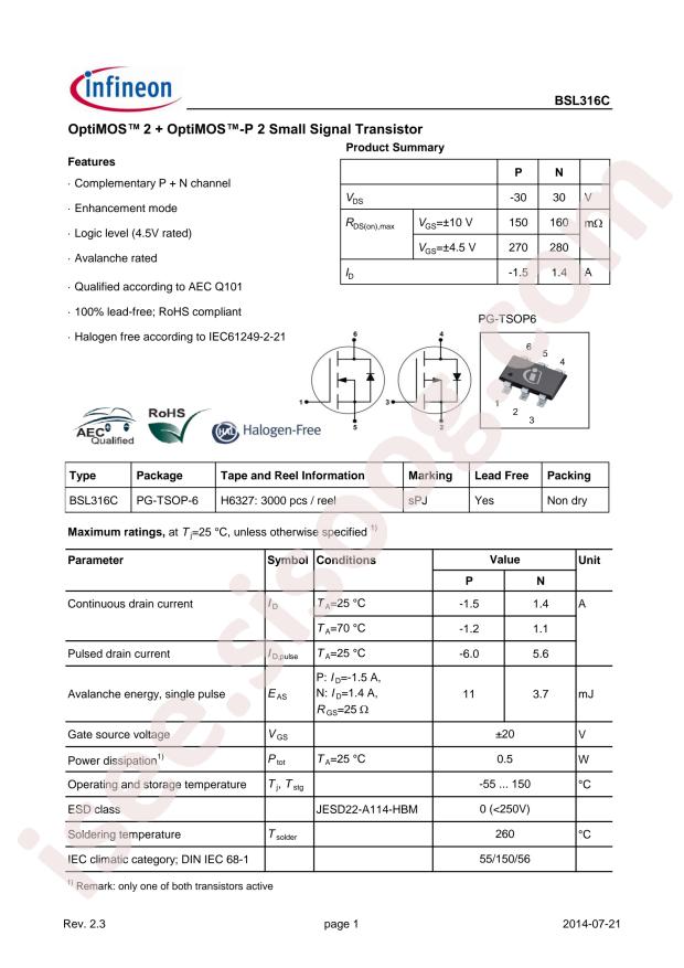 BSL316C H6327