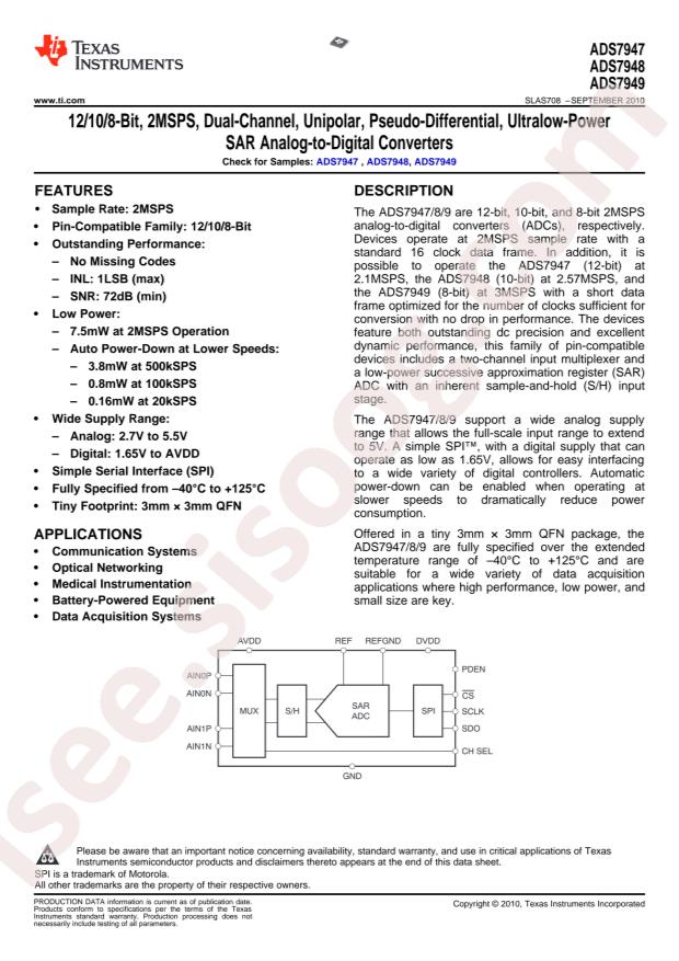 ADS7948SRTER