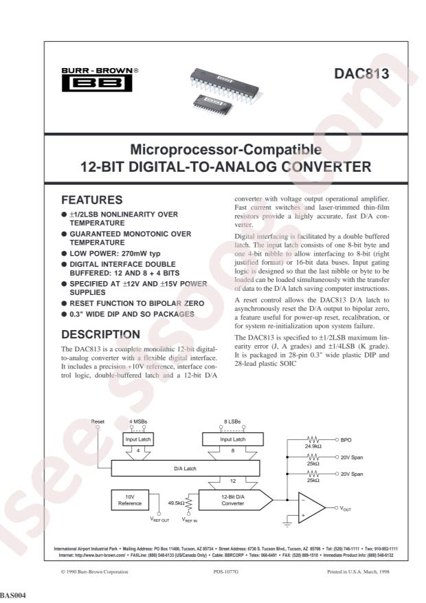 DAC813JU