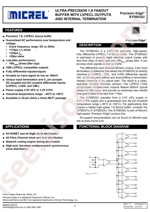 SY58032UMG