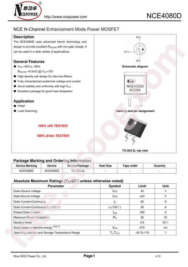 NCE4080D