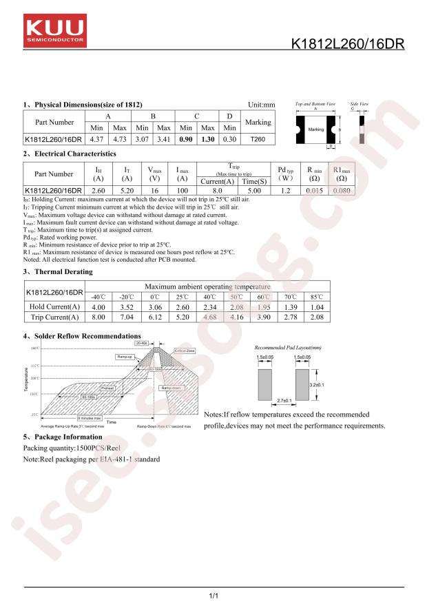 K1812L260/16DR