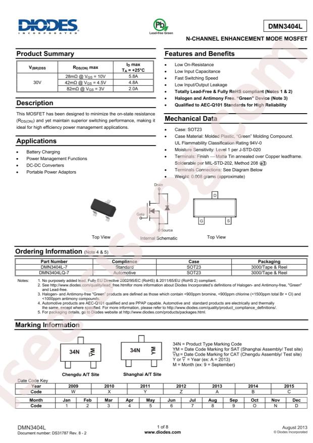 DMN3404L-7