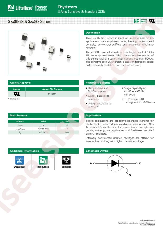 Littelfuse S4008NS3RP