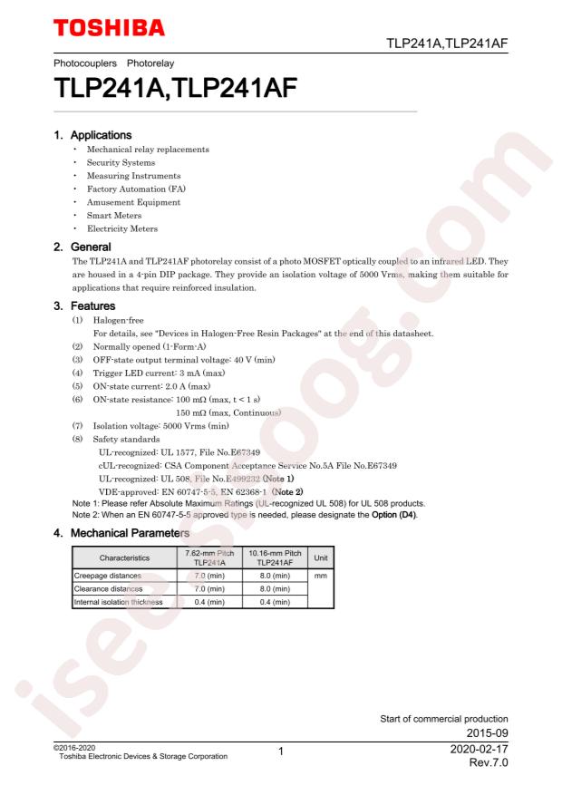 TLP241A(D4,LF1,F