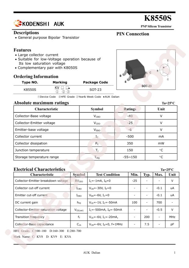 K8550SCD