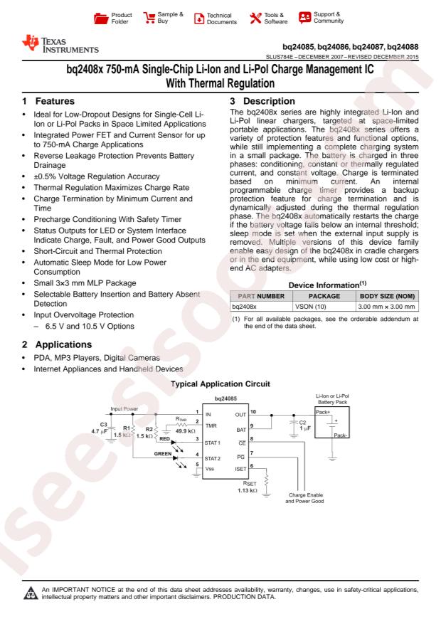 BQ24088DRCR