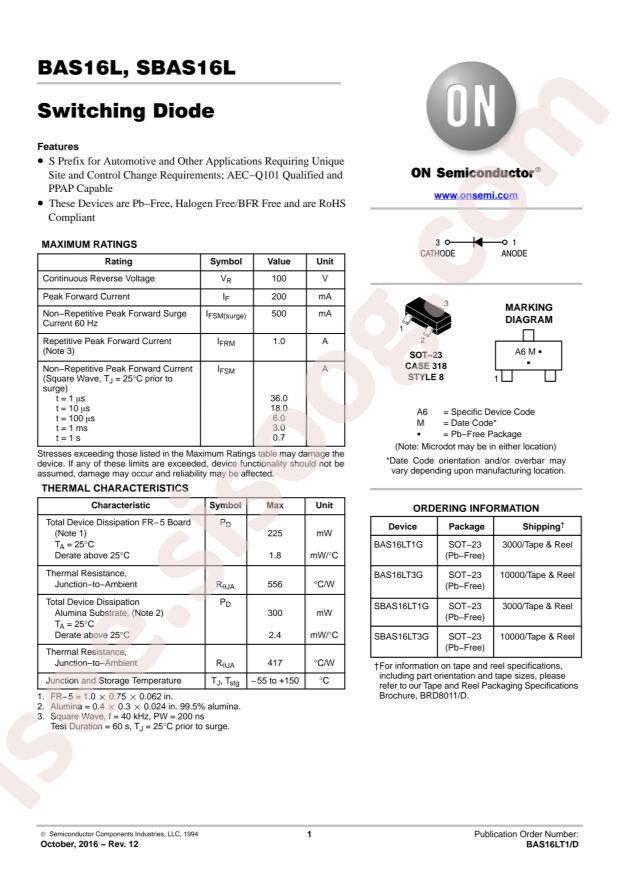 BAS16LT1G