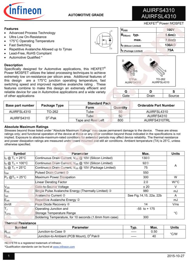 AUIRFS4310