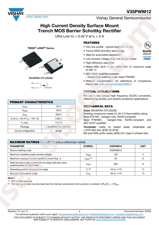 V35PWM12-M3/I
