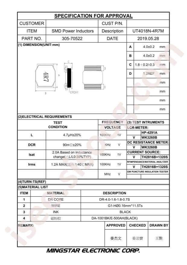 UT4018N-4R7M