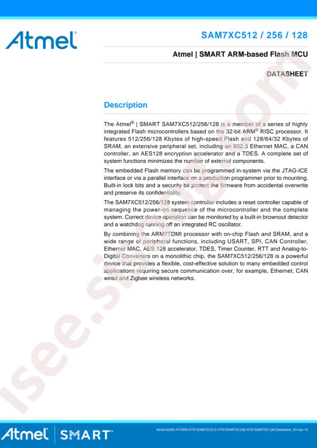 AT91SAM7XC512B-CU