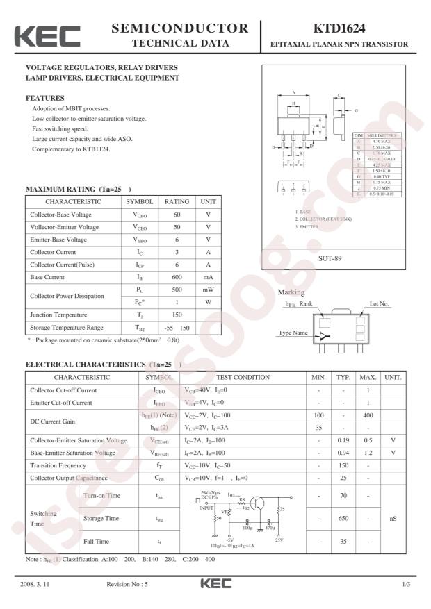 KTD1624-C-RTF/P