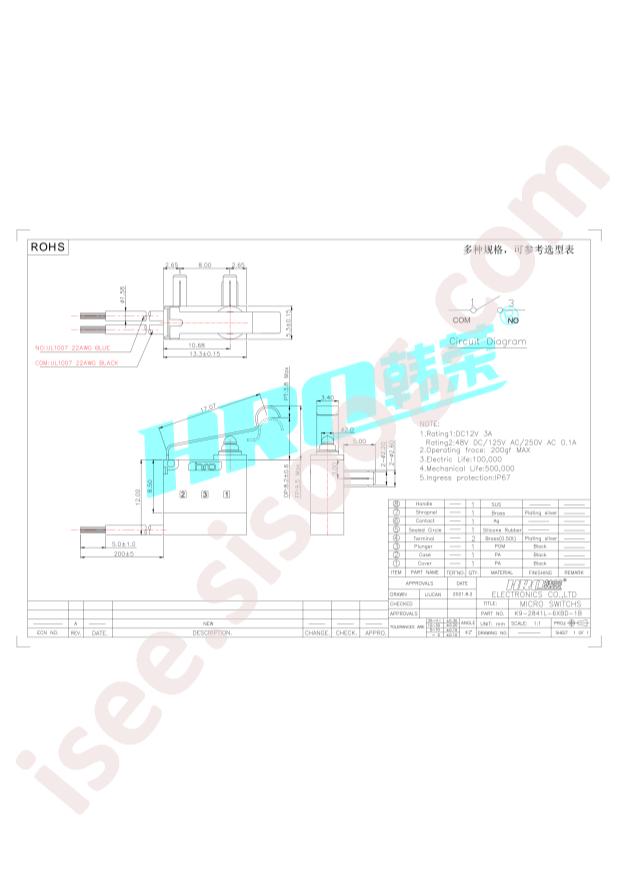 K9-2841L-6XBD-1B