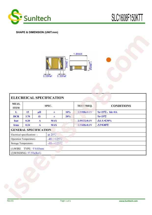 SLC1608F150KTT