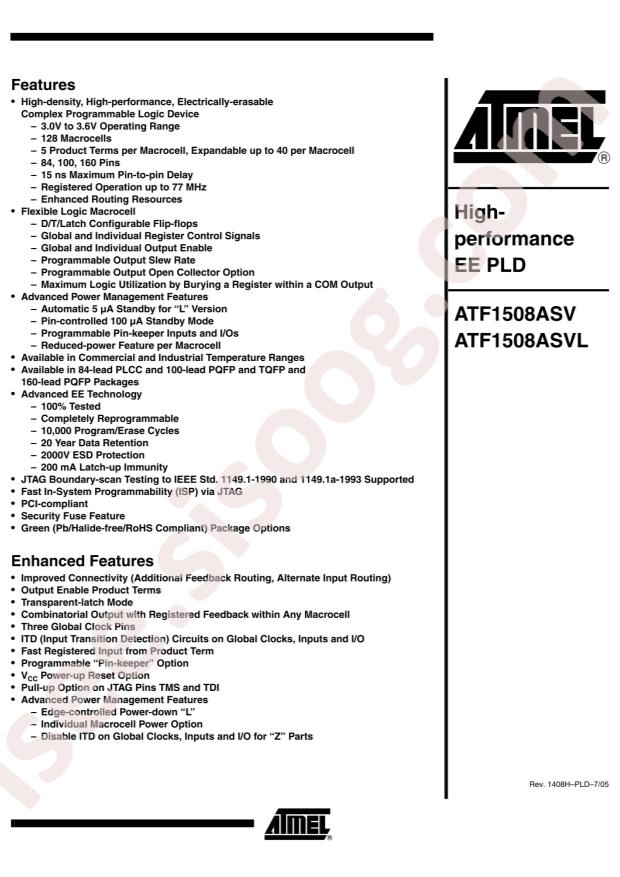 ATF1508ASV-15AU100