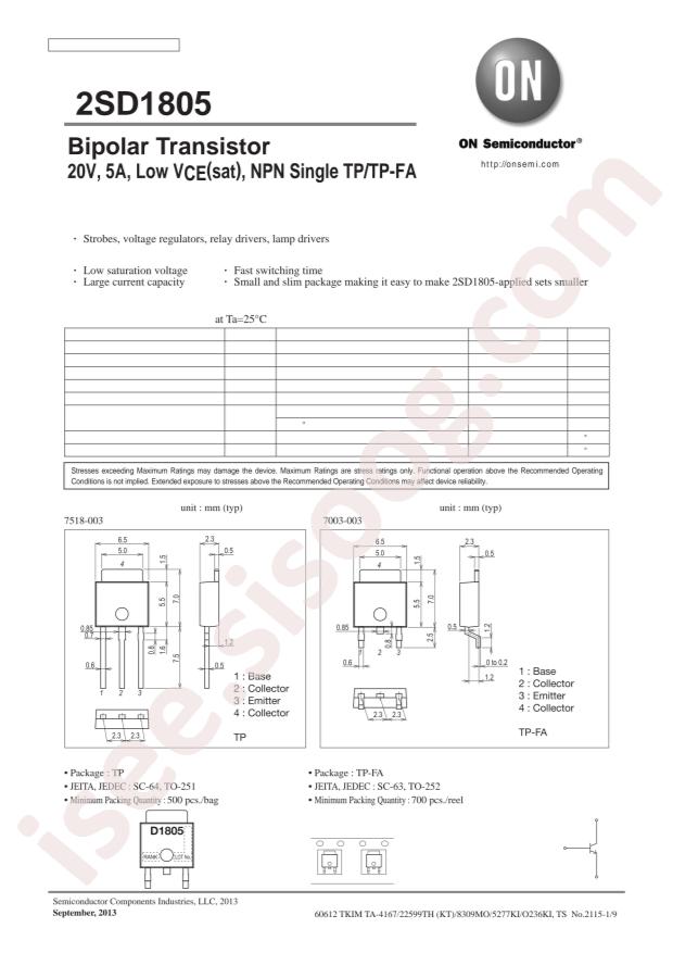 2SD1805G-E