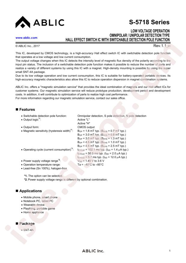 S-5718CCSLZ-I4T1U