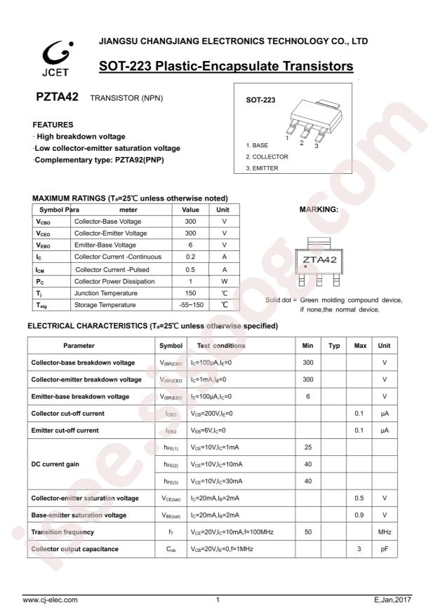 PZTA42