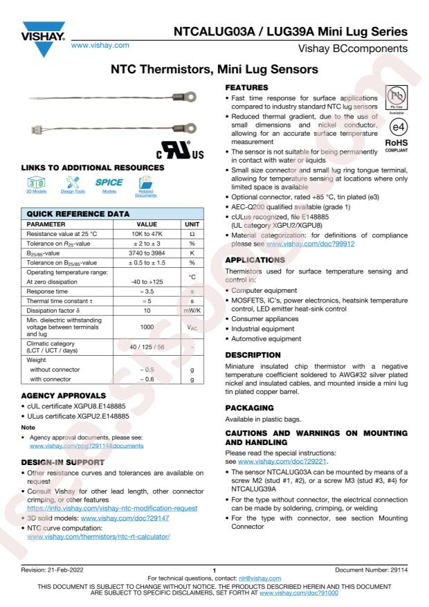 NTCALUG03A103GC