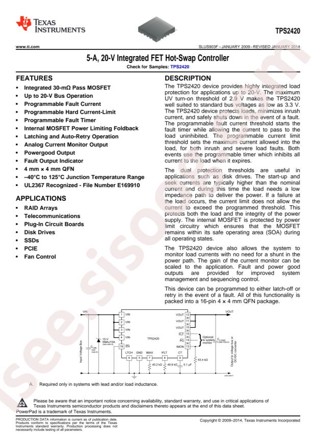 TPS2420RSAR
