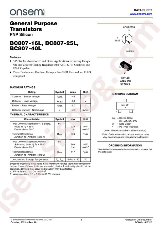 SBC807-40LT3G