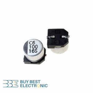 100UF 16V SMD 6.3*5.4MM (Refurbished)