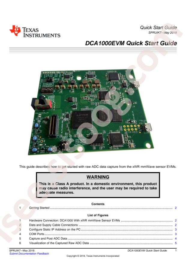 DCA1000EVM