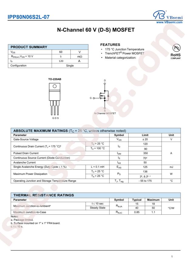 IPP80N06S2L-07-VB