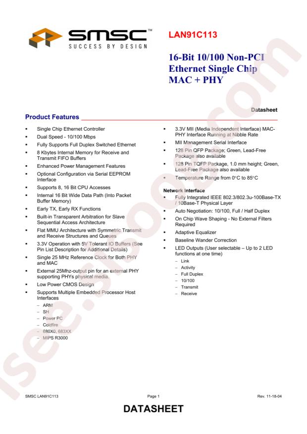 LAN91C113-NS