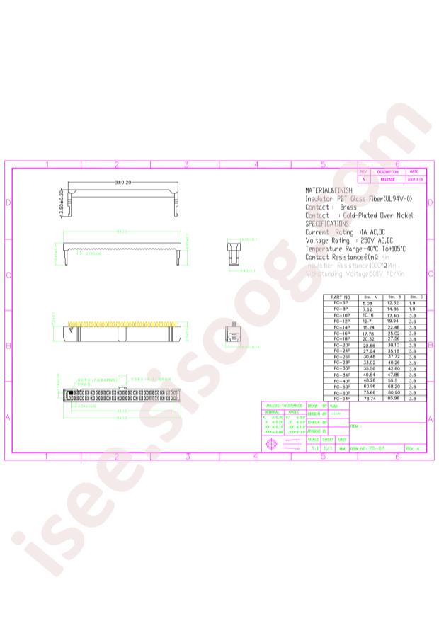 BOOMELE(Boom Precision Elec) 2.54-2*4P