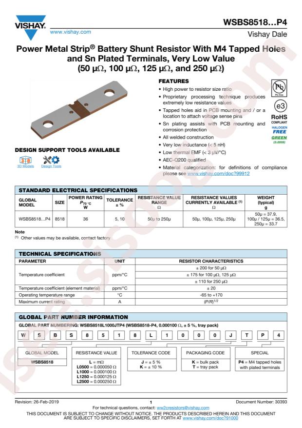 WSBS8518L0500JTP4