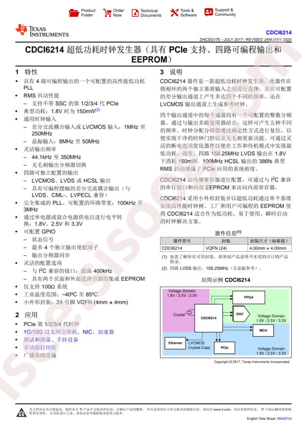 CDCI6214RGET