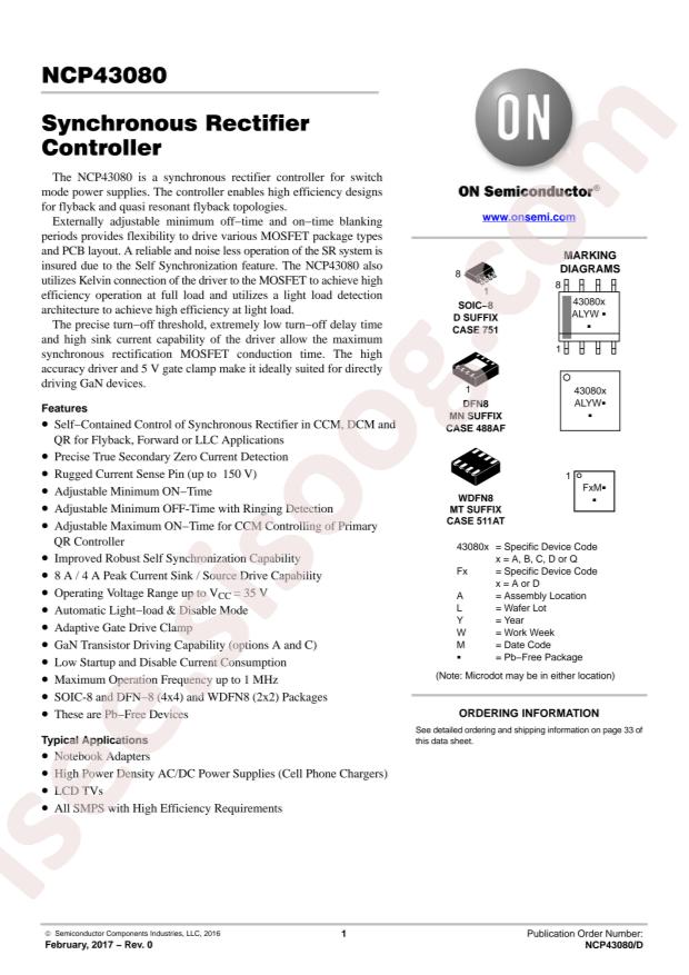 NCP43080DDR2G