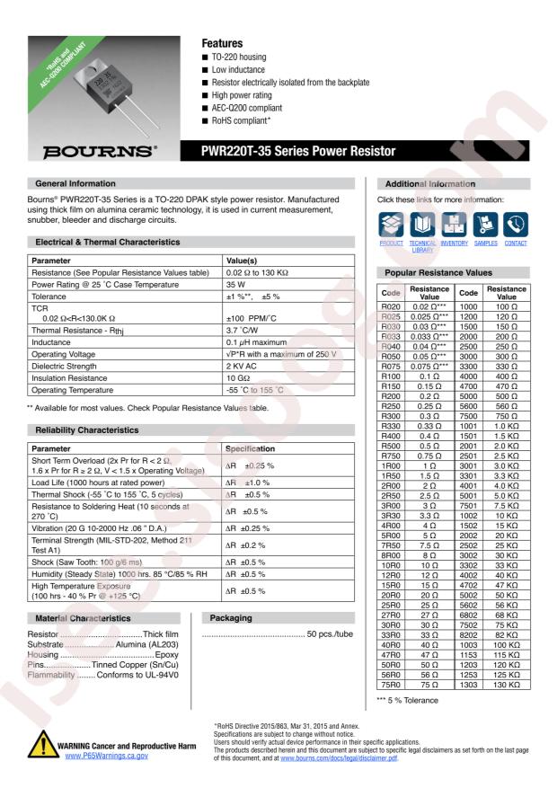 PWR220T-35-8R00F