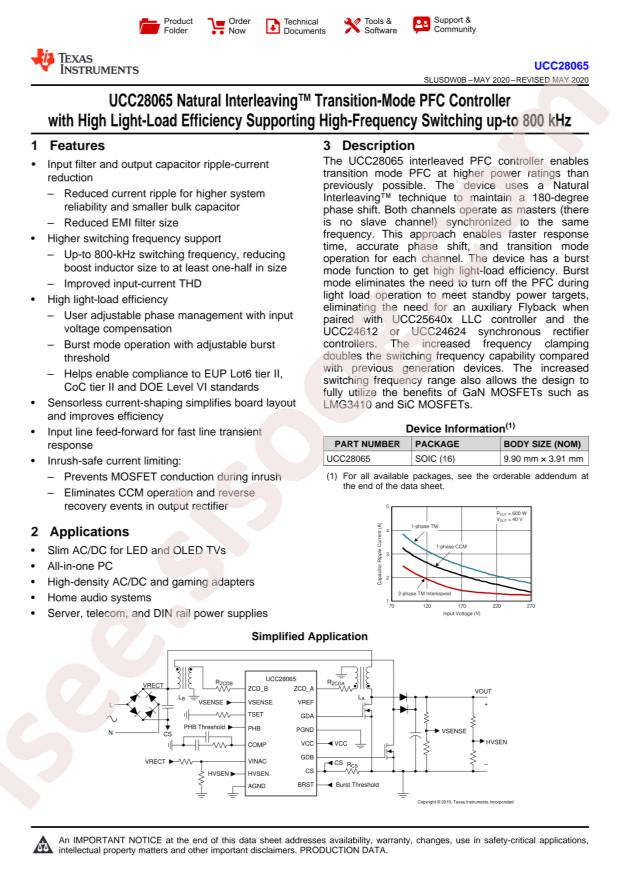 UCC28065DR