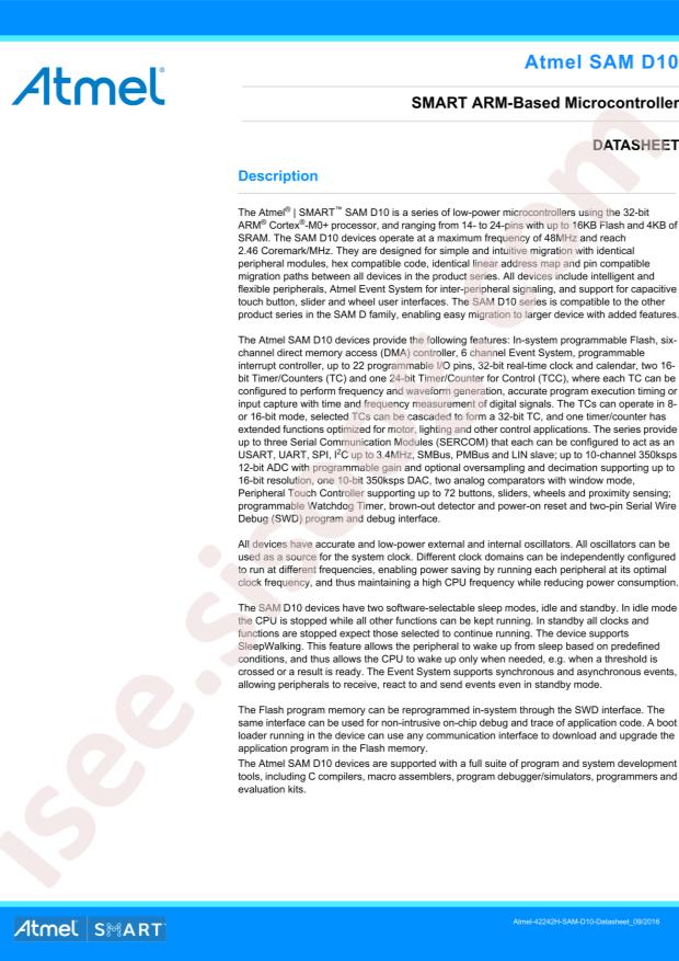 ATSAMD10D13A-SSNT