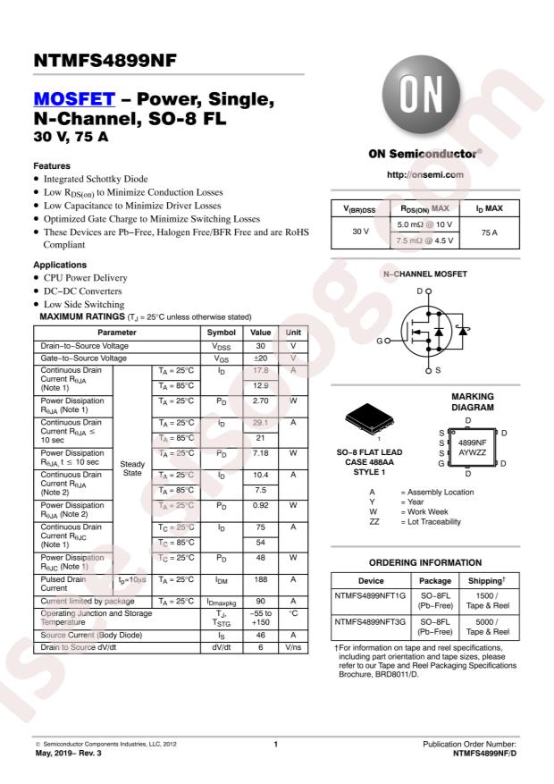 NTMFS4899NFT1G