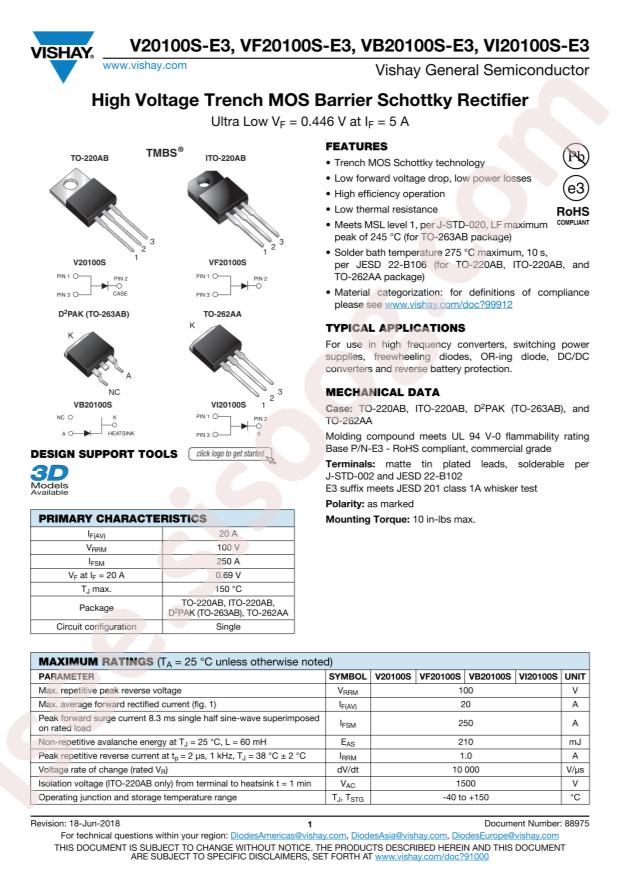 VB20100S-E3/4W