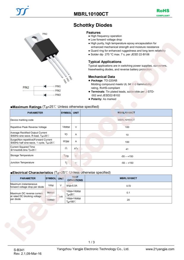MBRL10100CT
