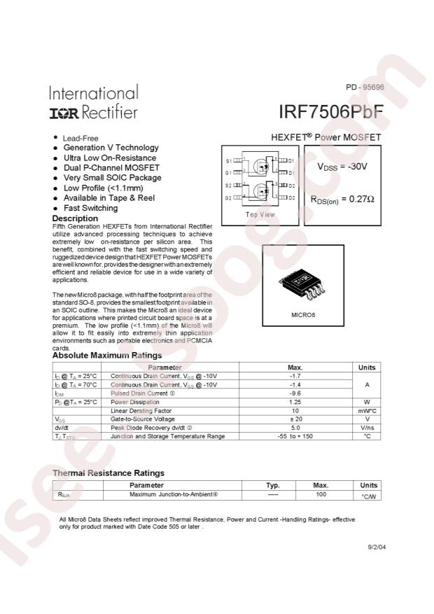 IRF7506TRPBF