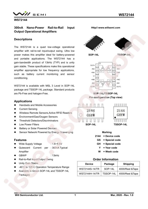 WS72144S-14/TR