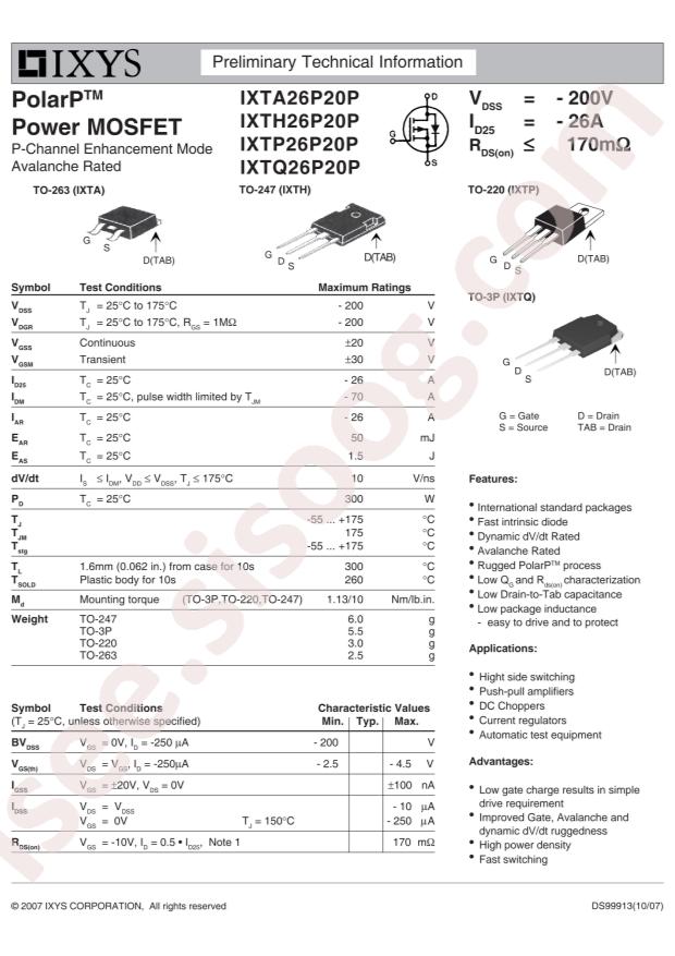 IXTA26P20P