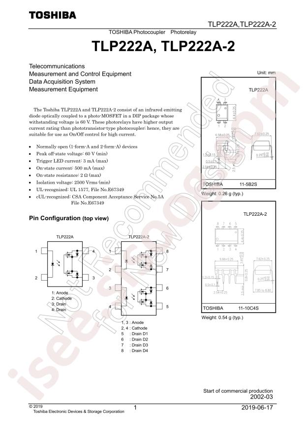 TLP222A(TP1,F)