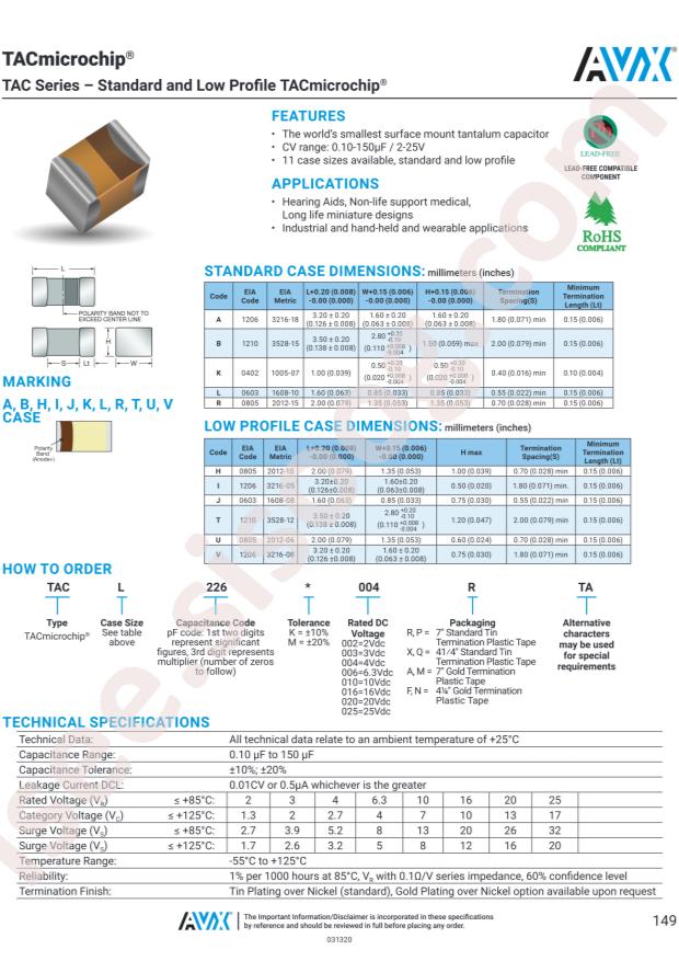 TACR106K010XTA