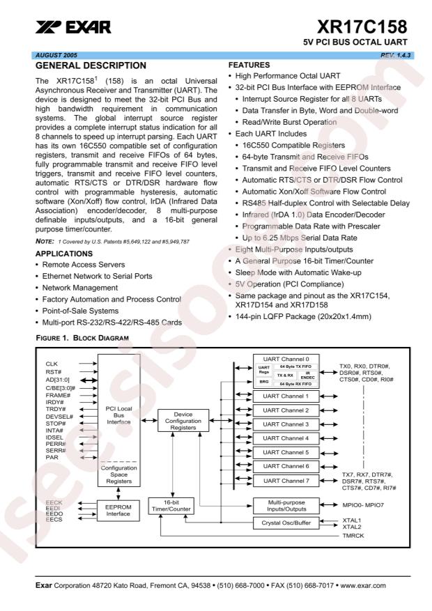 XR17C158IV-F