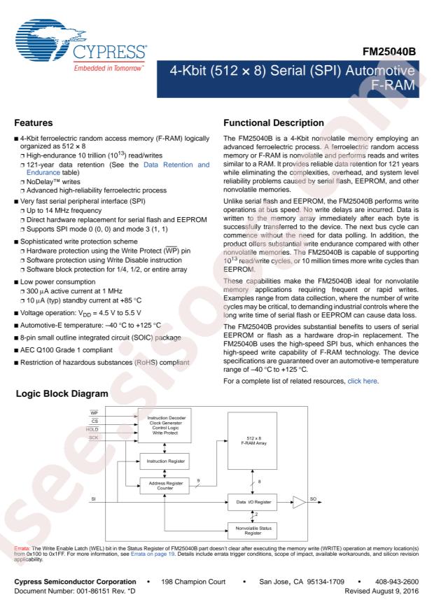 FM25040B-GA
