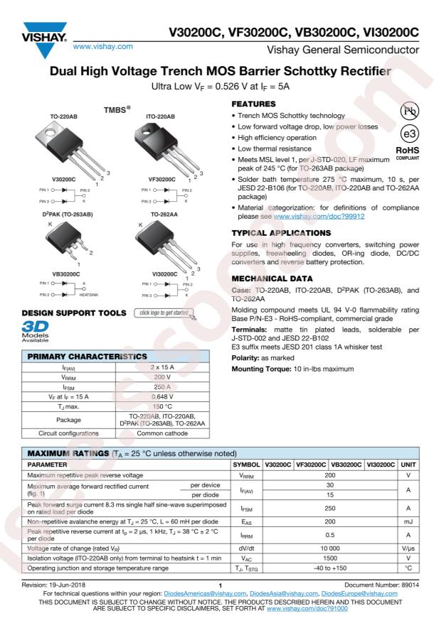 VB30200C-E3/8W