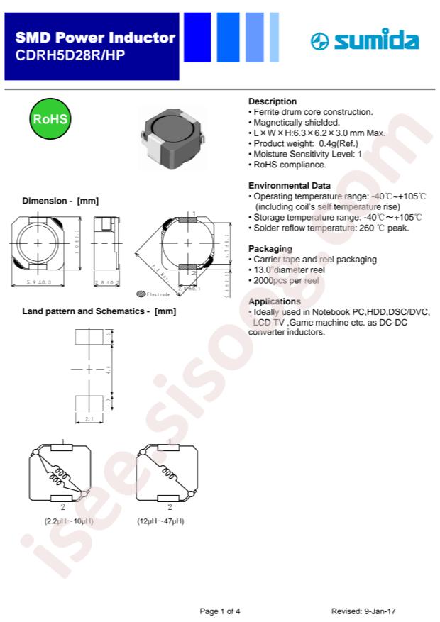 CDRH5D28RHPNP-6R8NC