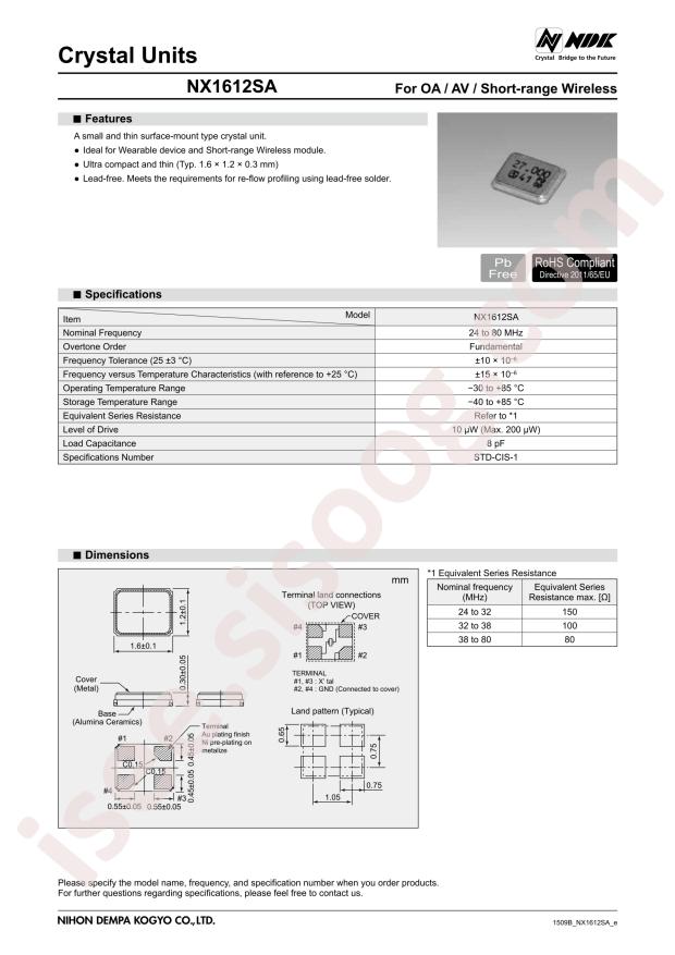 NX1612SA-24MHZ-STD-CIS-1